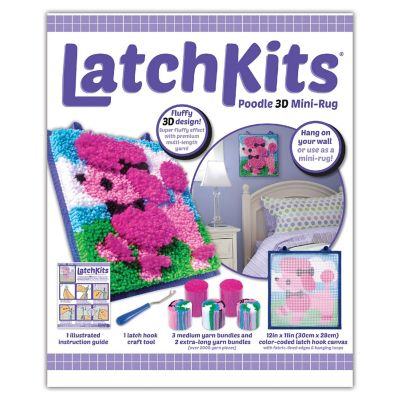 Latchkits Poodle 3D Mini-Rug Image 1