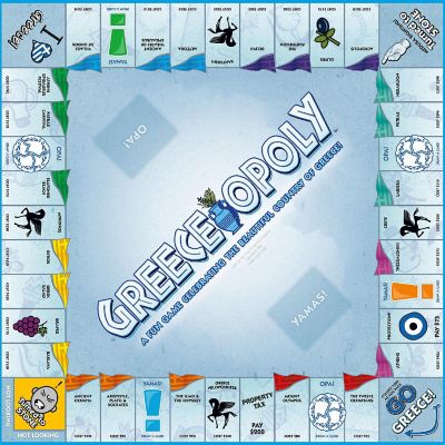 Late For The Sky: Greece-Opoly Monopoly Board Game Image 2