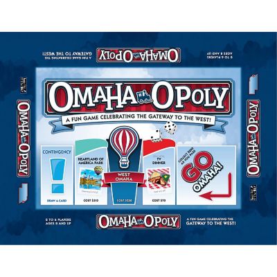 Late for the Sky: Omaha-Opoly Monopoly Board Game Image 1