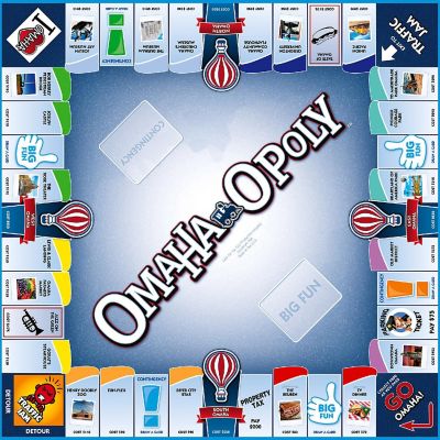 Late for the Sky: Omaha-Opoly Monopoly Board Game Image 2