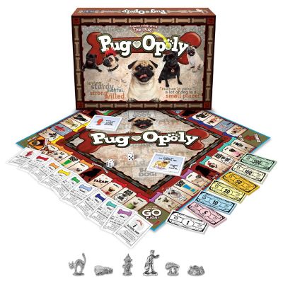 Late for the Sky: Pug-Opoly Monopoly Board Game Image 1