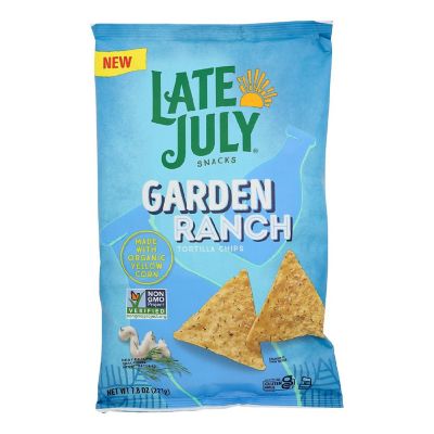 Late July Snacks - Tort Chips Grdn Ranch - Case of 12-7.8 OZ Image 1