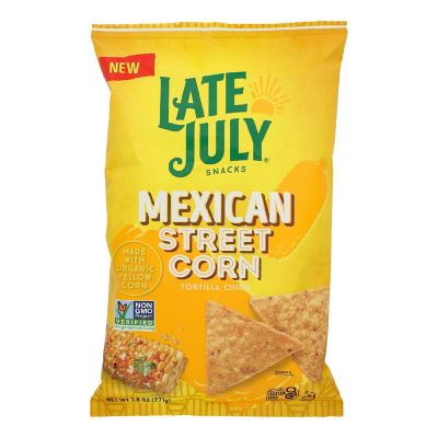 Late July Snacks - Tort Chips Mex Corn - Case of 12-7.8 OZ Image 1