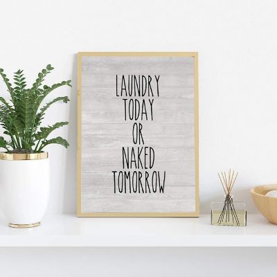 Laundry Today or Naked 8.5x11in 1-Pack Image 2