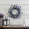 Lavender Artificial Spring Floral Wreath 18" Image 1