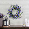 Lavender Artificial Spring Floral Wreath 18" Image 1