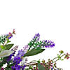 Lavender Artificial Spring Floral Wreath 18" Image 2