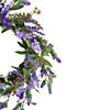 Lavender Artificial Spring Floral Wreath 18" Image 3