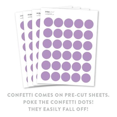 Lavender Confetti 180-Pack Image 1