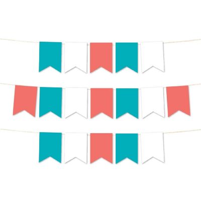Lavender Ivory Mint Pennant - 4 x 5.5 Inch Image 1