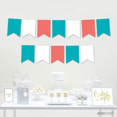 Lavender Ivory Mint Pennant - 4 x 5.5 Inch Image 1