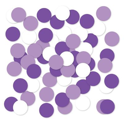 Lavender White Purple Confetti, 180-Pack Image 1