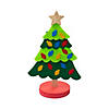 Layered Felt Christmas Tree Craft Kit - Makes 12 Image 1