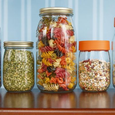 Le Parfait 96 oz Screw Top Jar GLD (3ct) Image 2