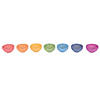 Learning Advantage Rainbow Wooden Bowls - Set of 7 Colors Image 1