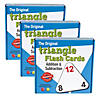 Learning Advantage The Original Triangle Flash Cards - Addition &amp; Subtraction - 20 Per Set - 3 Sets Image 1