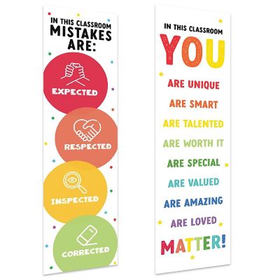 Learning Motivational Banner 2PC - 13 x 48 Inch Image 1
