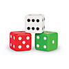 Learning Resources Dot Dice, Red, Green & White, 36 Per Pack, 3 Packs Image 3