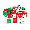 Learning Resources Dot Dice, Red, Green & White, 36 Per Pack, 3 Packs Image 4