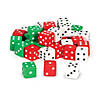 Learning Resources Dot Dice, Red, Green &amp; White, 36 Per Pack, 3 Packs Image 4