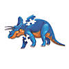 Learning Resources Jumbo Dinosaur Floor Jigsaw Puzzle Triceratops Image 1