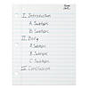 Learning Resources Magnetic Demonstration Notebook Paper, 22" x 28" Image 1