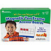 Learning Resources Magnetic Ten Frame Answer Write & Wipe Board Set, 4 Per Pack Image 1