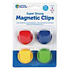 Learning Resources Super Strong Magnetic Clips, 1 1/2" Diameter, 4 Per Pack, 2 Packs Image 1