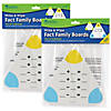 Learning Resources Write & Wipe Fact Family Boards, 5 Per Pack, 2 Packs Image 1