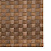 Leather Brown Basketweave Rectangle Woven Placemat (Set Of 4) Image 1