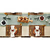 Leather Brown Basketweave Rectangle Woven Placemat (Set Of 4) Image 4