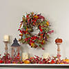 Leaves and Berries Artificial Fall Harvest Wreath - 20-Inch  Unlit Image 1