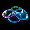 LED Light-Up Flashing Bracelets - 12 Pc. Image 1