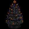 LED Lighted Ceramic Halloween Tree with Pumpkin - 14.75" - Black Image 1