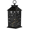 LED Lighted Ghosts Halloween Candle Lantern - 11" - Black Image 3