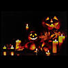 LED Lighted Jack-O-Lanterns and Leaves Halloween Canvas Wall Art 15.75" x 23.5" Image 3