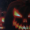 LED Lighted Jack-O-Lanterns in a Cemetery Halloween Canvas Wall Art 23.5" x 15.5" Image 2