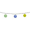 LED Sparkly Globe String Lights - 7.5 ft White Wire - 10ct Image 3