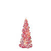 Led Tree With Rainbow Pearl Ornaments (Set Of 3) 8.5"H, 9.75"H, 11.75"H Glass Image 3