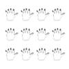 Left Hand 4" Cookie Cutters Image 1