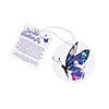 Legend of the Butterfly Ceramic Christmas Ornaments with Card - 12 Pc. Image 1