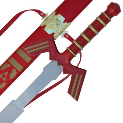 Legend of Zelda 36" Twilight Shadow Master Metal Sword Replica, Red Image 1