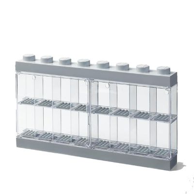 LEGO Minifigure 16 Compartment Display Case  Grey Image 1