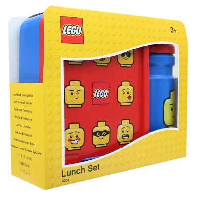 LEGO Minifigure Lunch Box Set  Classic Blue/ Red Image 1