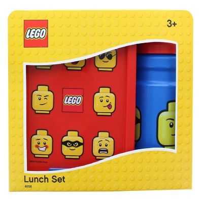 LEGO Minifigure Lunch Box Set  Classic Blue/ Red Image 3