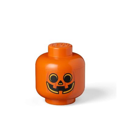 LEGO Small Storage Head  Pumpkin  Orange Image 1