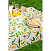 Lemon Bliss Print Outdoor Tablecloth With Zipper 60X120 Image 4