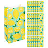 Lemon Party Treat Bags - 12 Pc. Image 1