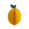 Lemon-Shaped Honeycomb Ceiling Decorations - 6 Pc. Image 1