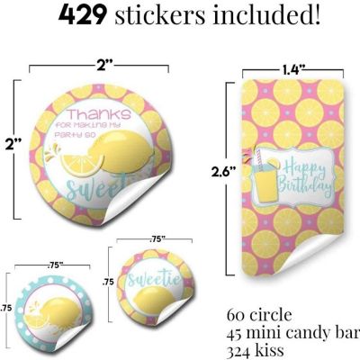 Lemon Sweetie Sticker Bundle 429pc. by AmandaCreation Image 1